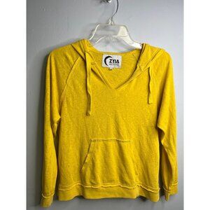 Womens Zyia Active Yellow Hoodie - Size Xs